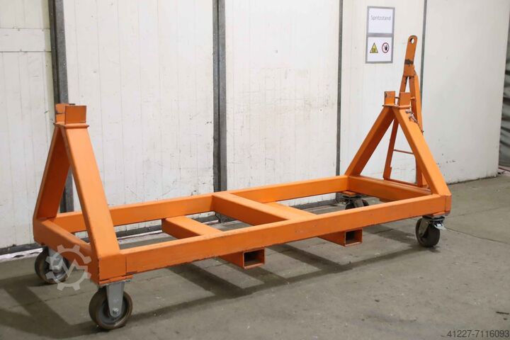 Heavy-duty transport trolley 5 tons Räder Gangl 2560 x 940 mm