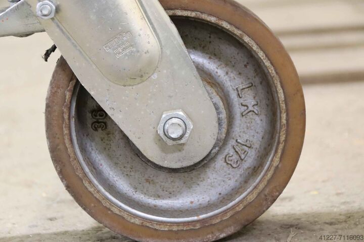 Heavy-duty transport trolley 5 tons Räder Gangl 2560 x 940 mm