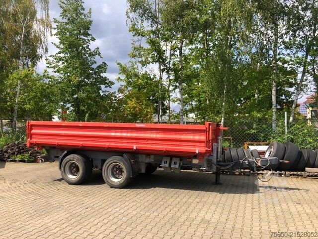 Dreiseitenkipper Anhänger Möslein TTD 19 Schwebheim  19 t Tandemkipper- Tieflader, Breitbereifung