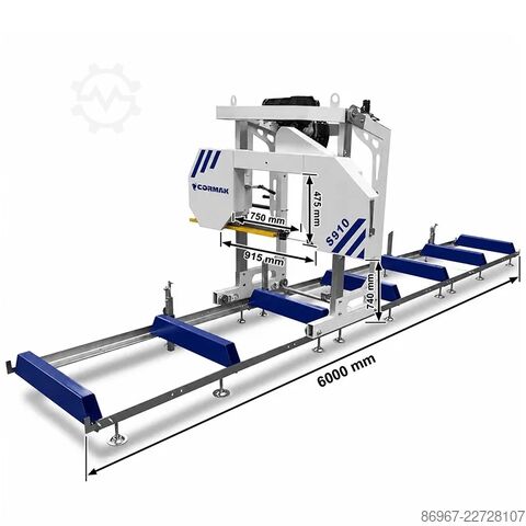 Bandsägewerk / Benzinbetriebene Bandsäge CORMAK S910