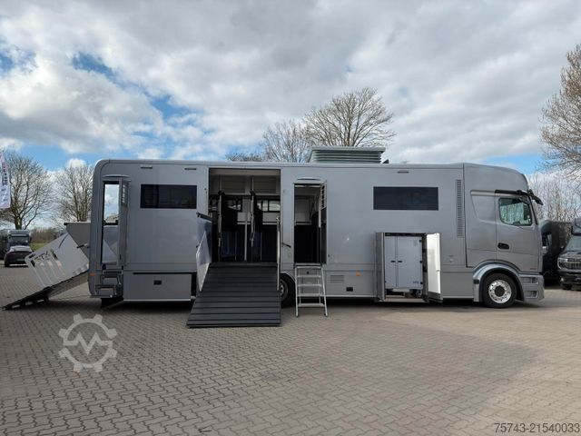 Viehtransporter LKW MERCEDES-BENZ Actros 2651 STX Pop-Out, Pop-Up. u. Wohntrailer