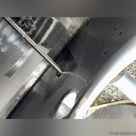 5,500 liter insulated mixing tank made of V2A stainless steel S17380