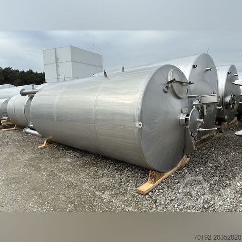 12,000 liter vertical mixing tank made of V2A stainless steel S17379