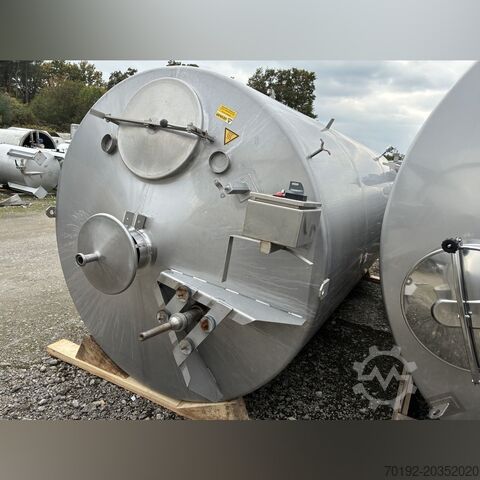12,000 liter vertical mixing tank made of V2A stainless steel S17379