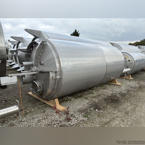 8,500 liter insulated storage tank made of V2A stainless steel S17376