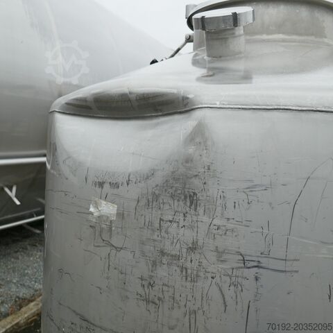 1200 liter conical container made of V4A stainless steel B0043