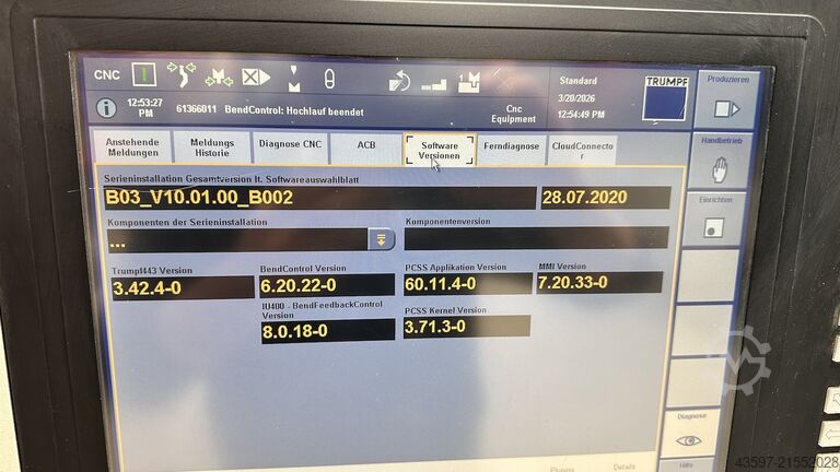 Abkantpresse TRUMPF TruBend 5050