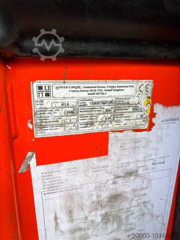 Reachtruck Hyster R 1.6 1600 kg 10,5meter