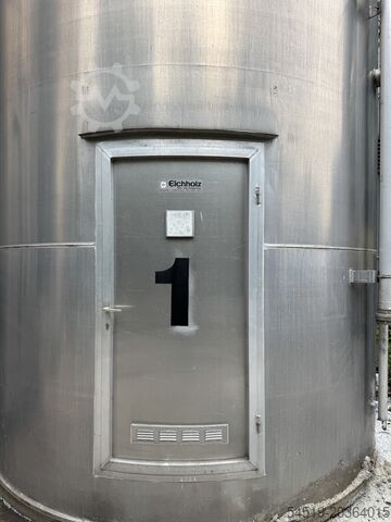 3 x 92 m³ Aluminiumsilo ø 3.500 mm Eichholz