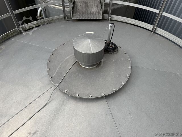 3 x 92 m³ Aluminiumsilo ø 3.500 mm Eichholz