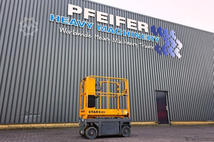 Radlader Haulotte Star 6 Electric, Non Marking Tyres, 5.8m Working H