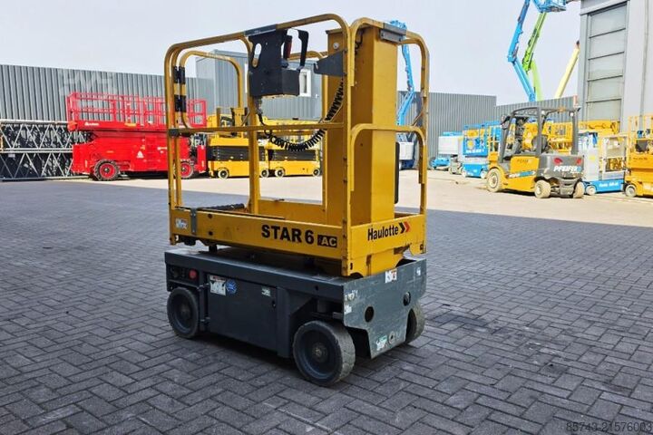 Radlader Haulotte Star 6 Electric, Non Marking Tyres, 5.8m Working H