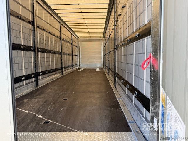 Open semitrailer with tarp Schmitz Cargobull Curtainsider Mega Getränke