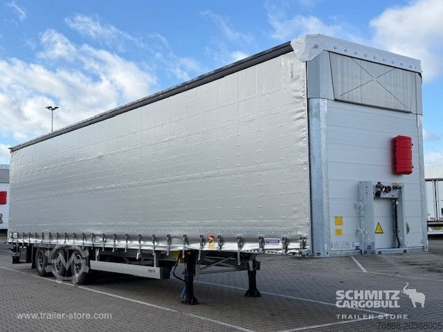 Open semitrailer with tarp Schmitz Cargobull Curtainsider Mega Getränke