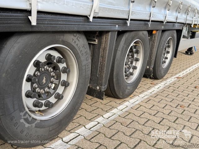 Open semitrailer with tarp Schmitz Cargobull Curtainsider Mega Getränke