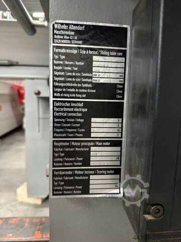 Formatkreissäge Altendorf C 45