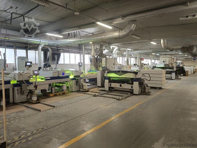 Komplette UV-Lackieranlage BÜRKLE Linia Lakiernicza UV