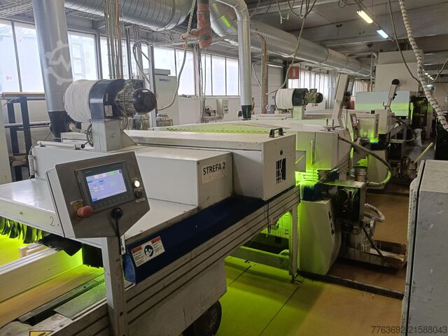 Komplette UV-Lackieranlage BÜRKLE Linia Lakiernicza UV