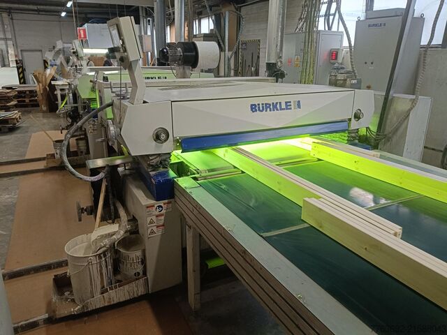 Komplette UV-Lackieranlage BÜRKLE Linia Lakiernicza UV