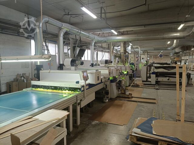 Komplette UV-Lackieranlage BÜRKLE Linia Lakiernicza UV