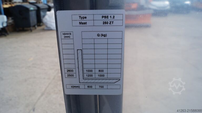 Hochhubwagen Jungheinrich Ameise PSE 1.2 Li-Ion