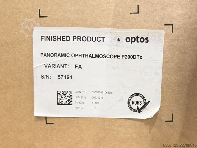 Eye testing machine OPTOS California P200DTx