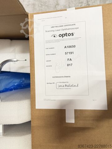 Eye testing machine OPTOS California P200DTx