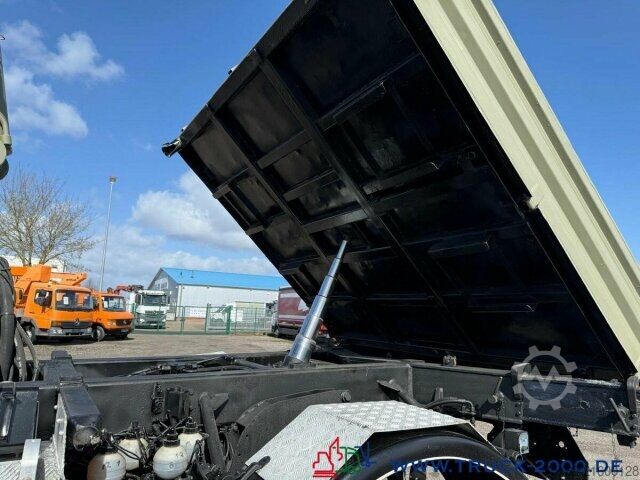 Dreiseitenkipper LKW Unimog U5000 4x4 Atlas Kran 165.2E 16,5m Höhe + Winde
