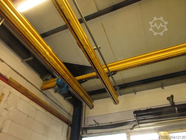 Kranhimmel Kran Hallenkran Kranbahn ABUS HB ZHB Portalkran 1000KG Kettenzug LxB 20x10m NL 1000Kg 1t + Fahrantrieb