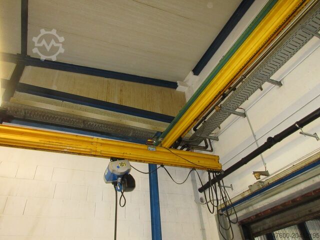 Kranhimmel Kran Hallenkran Kranbahn ABUS HB EHB Portalkran 500KG Kettenzug LxB 15x10m NL 500Kg 0,5t + GM Kettenzug