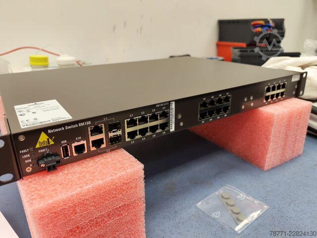 NEUER Ethernet-Switch mit Gehäuse Emerson Process Management RM100-24TX
