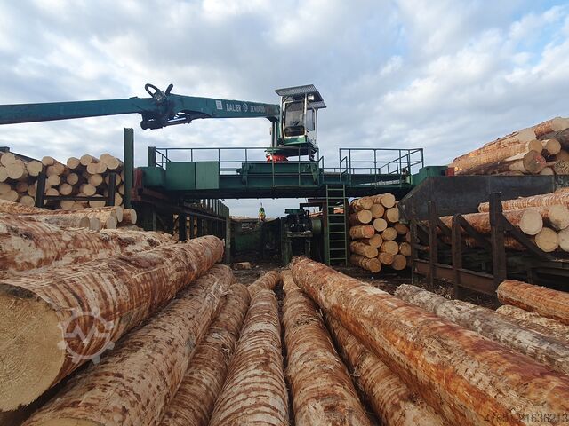 Log yard machinery Baljer & Zembrod Portalkran 10 Meter Spur