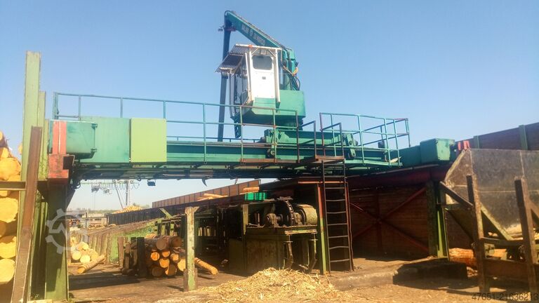 Log yard machinery Baljer & Zembrod Portalkran 10 Meter Spur