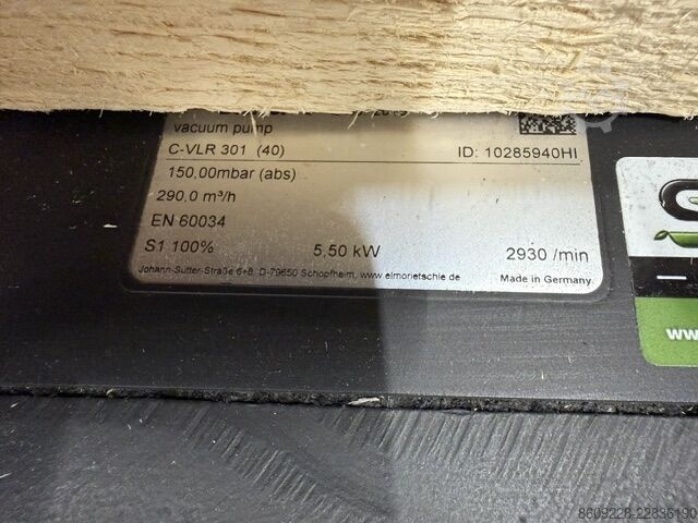 Vacuum pump Elmo Rietschle C-VLR 301 (40)