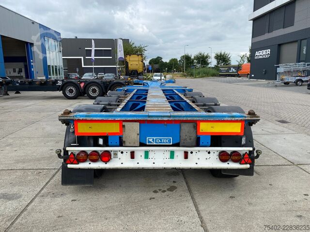 Container transport D-TEC FT-LS-S / 3x Extendable / 1x Lift Axle / SAF + ...