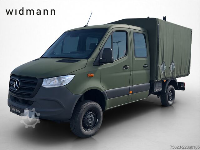 Curtain sider van Mercedes-Benz Sprinter 319 CDI DOKA Pritsche Plane Klima Tempomat