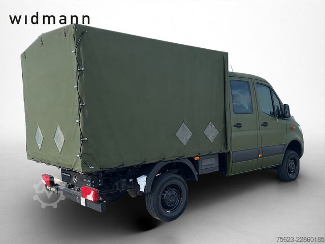 Curtain sider van Mercedes-Benz Sprinter 319 CDI DOKA Pritsche Plane Klima Tempomat
