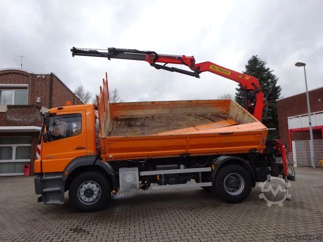 Dreiseitenkipper LKW MERCEDES-BENZ 1833 Axor Kipper mit Kran Wechselsytem