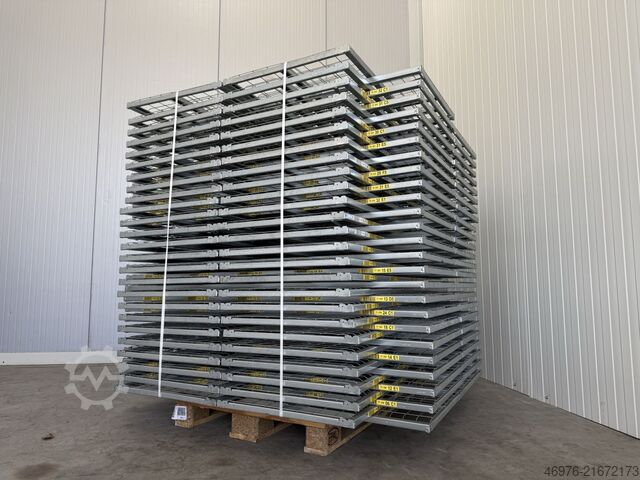 Boltless shelving with wire mesh shelves SSI Schäfer R3000 / Abm.: 1.600x600mm