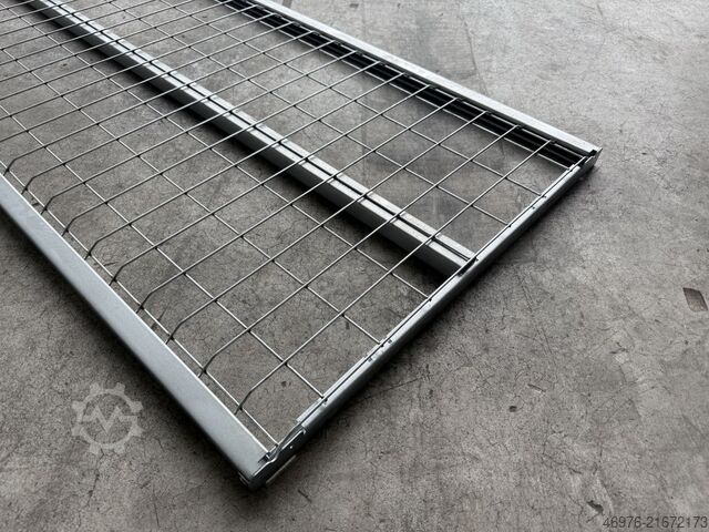 Boltless shelving with wire mesh shelves SSI Schäfer R3000 / Abm.: 1.600x600mm