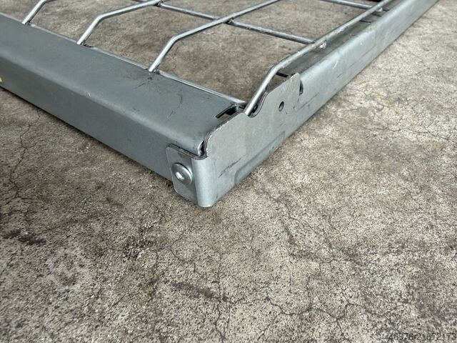 Boltless shelving with wire mesh shelves SSI Schäfer R3000 / Abm.: 1.600x600mm