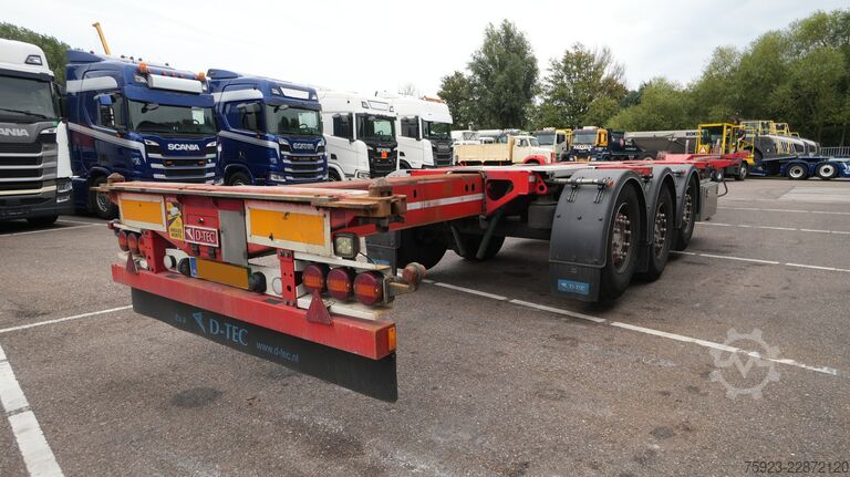 Container transportation D-tec VCC-01 FLEXITRAILER MULTI CONTAINER CHASSIS