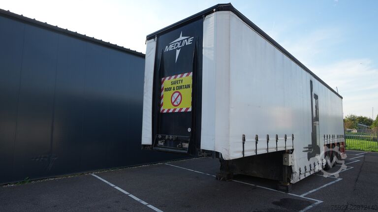 Semi low-loader Burg BPO12-27 FORKLIFT TRANSPORT LOW LOADER