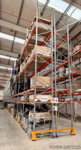 Bolted shelf Highrise Boltless Pallet Racking With Frame Protectors