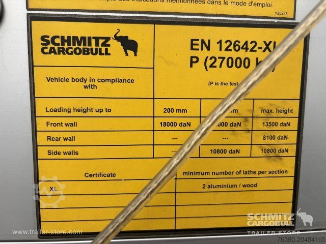 Auflieger mit Pritsche & Plane Schmitz Cargobull Semitrailer Curtainsider Standard