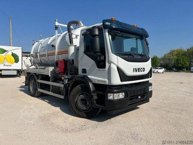 Abrollkipper IVECO IVECO EUROCARGO 180E28 CON CISTERNA SPURGO