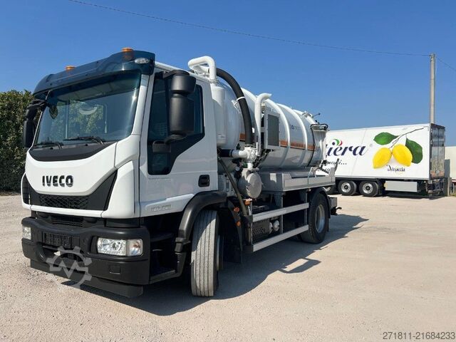 Abrollkipper IVECO IVECO EUROCARGO 180E28 CON CISTERNA SPURGO
