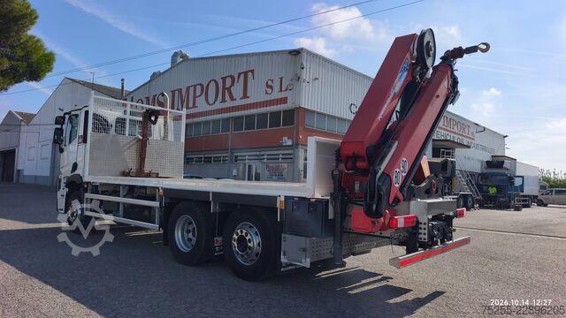 Abschleppwagen LKW RENAULT 26.440 C 6X2 EURO 6 + GRUA HMF