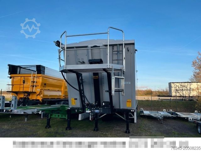 Tipper semitrailer WIELTON Alu-Kastenmulde 51m³ BULK Master SOFORT!