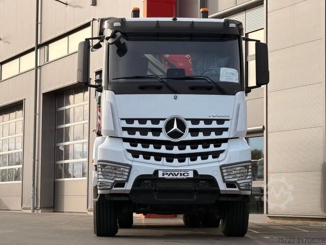 3-sided tipper Mercedes-Benz Arocs 3348 AK 6x6 Krankipper mit Fassi F195A2.24